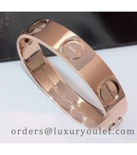 Cartier 18kt Pink Gold LOVE Bracelet, Wide