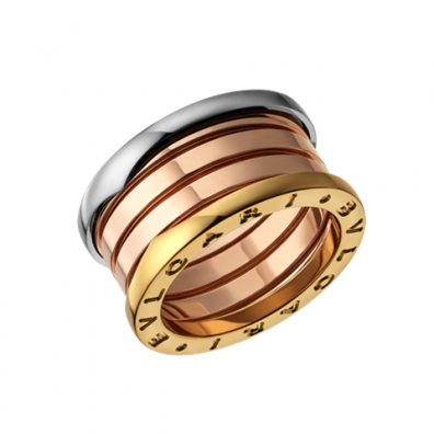 Bvlgari B.ZERO1 ring 3-gold 4 band ring AN857650 replica