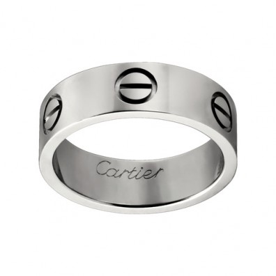 cartier love ring white gold wide version ring replica