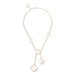 Van Cleef & Arpels Magic Alhambra long necklace, 1 motif, Mother-of-pearl   Improving Life Quality Jewelry of Replica Van Cleef & Arpels Necklace,  Cheap Cartier Ring, Fake Hermes Bracelet
