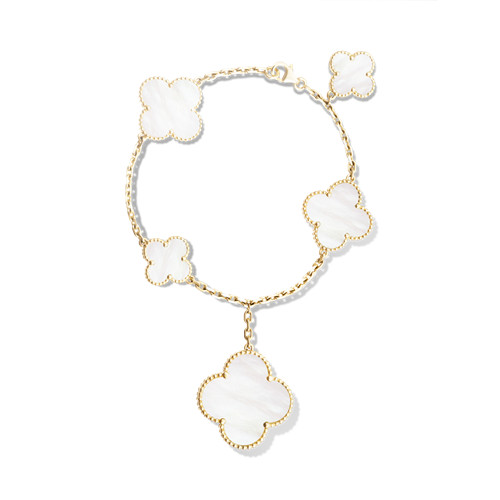 VCA Perlée pearls of gold bracelet, medium model – BeRiche