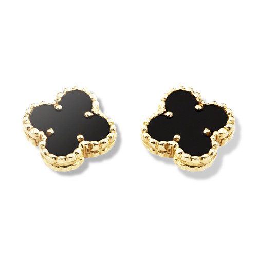 Van Cleef & Arpels Pure Diamond Alhambra Pierces Earrings - PreLoved  Treasures