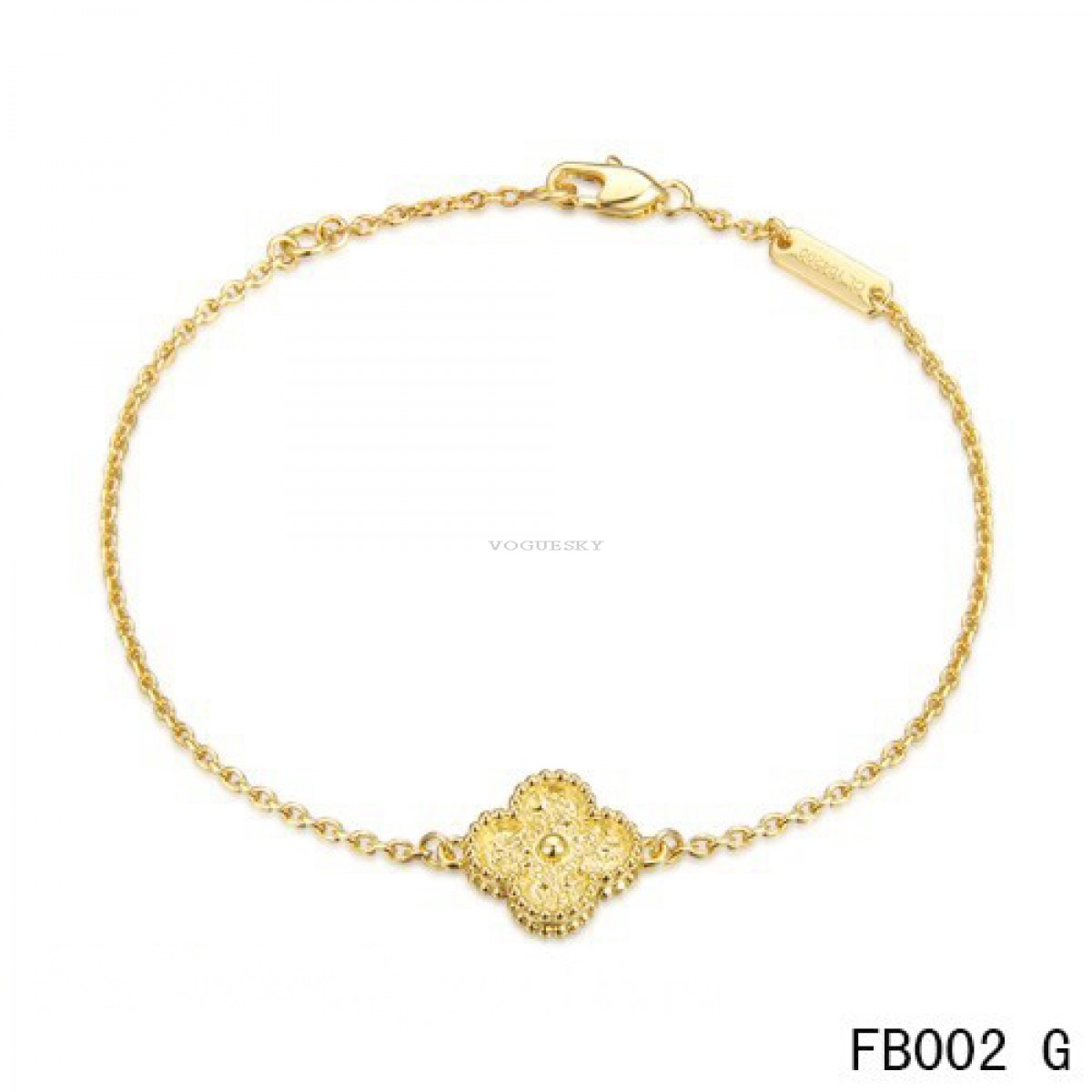 Vintage Alhambra Bracelet Motifs 18K Rose Gold Van Cleef