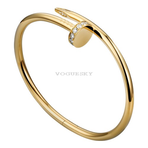 Cartier Juste Un Clou Nail Bangle Bracelet Large Model And Small Model 18K  Real Gold With Diamonds,1:1 Custom Made,Women Accessories :  r/18kgoldjewelry_quincy