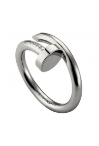 cartier juste un clou ring plated real white gold B4099200 replica
