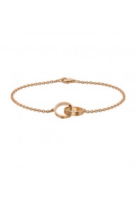 cartier love plated real 18k pink gold bracelet replica