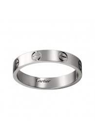 cartier love ring white gold narrow version for men and women replica