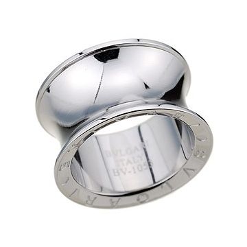 Fake Bvlgari Silver-plated Ring Spool Shape Carved Sign Price In Malaysia Unisex Fine Jewelry 