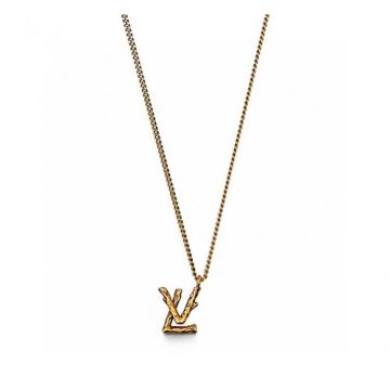 Best Price Jewellery Set Louis Vuitton LV Twig Brass LV Pendant Adjustable Link Chain Fake Necklace/Earrings For Men MP2456/MP2454