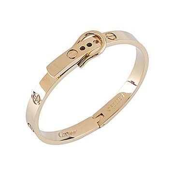Cartier Love Luxury Gold-plated Bangle Inlaid Screw Detail Angelina Jolie Unisex Style Clasp Design USA