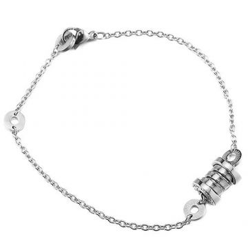 Bvlgari B.zero1 Fashion Silver Chain Bracelet Spiral Decoration Couple Style Price List Philippines BR853720 