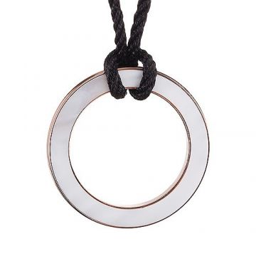 Women Bvlgari Bvlgari Pearl Face Cord Necklace Rose Gold-plated Pendant Dating Gift Price Canada 