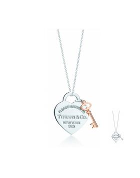 Return To Tiffany Heart Tag Key Pendant Chain Necklace Hot Sale Fashion Jewelry GRP06364/30971531
