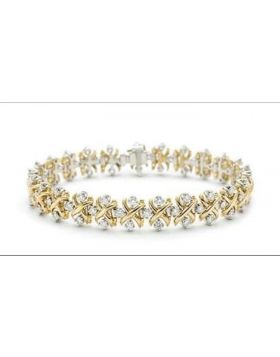 Tiffany Schlumberger Lynn Bracelet Pink/Yellow Gold Silver X Adornments Crystals Philippines Sale 2018 Office Lady 12144245/19186482