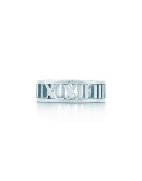 Tiffany Atlas Ring Hollow Replica 925 Silver Dubai Sale 2018 Couple Style Valentine Gift GRP06996