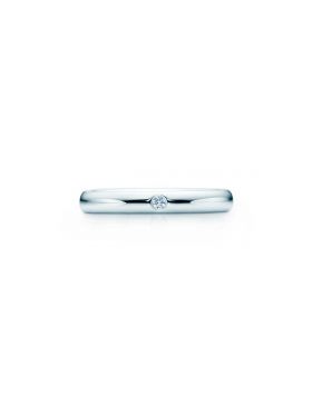  Most Iconic Tiffany Elsa Peretti Platinum 925 Silver Band Ring For Lover Diamonds Wedding Ring 6/7/8 (US)