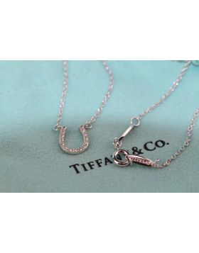 Imitation Tiffany Most Fashion Horseshoe Diamonds Pendant Womens 925 Silver Necklace For Sale 16926914